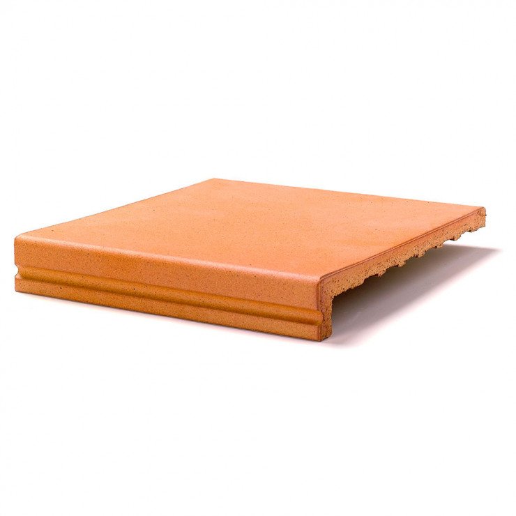 Trappeklinker Skånsk Natural Terracotta Klinker Orange Matt 33x33 cm-0